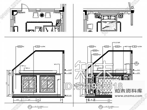 施工图长春奢华欧式双层别墅设计CAD装修图cad施工图下载【ID:531985318】