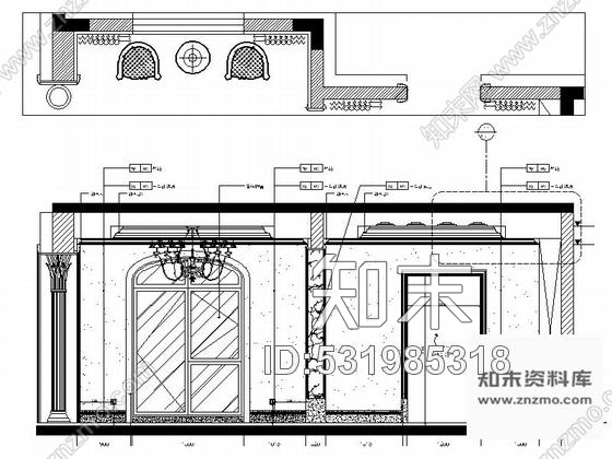 施工图长春奢华欧式双层别墅设计CAD装修图cad施工图下载【ID:531985318】