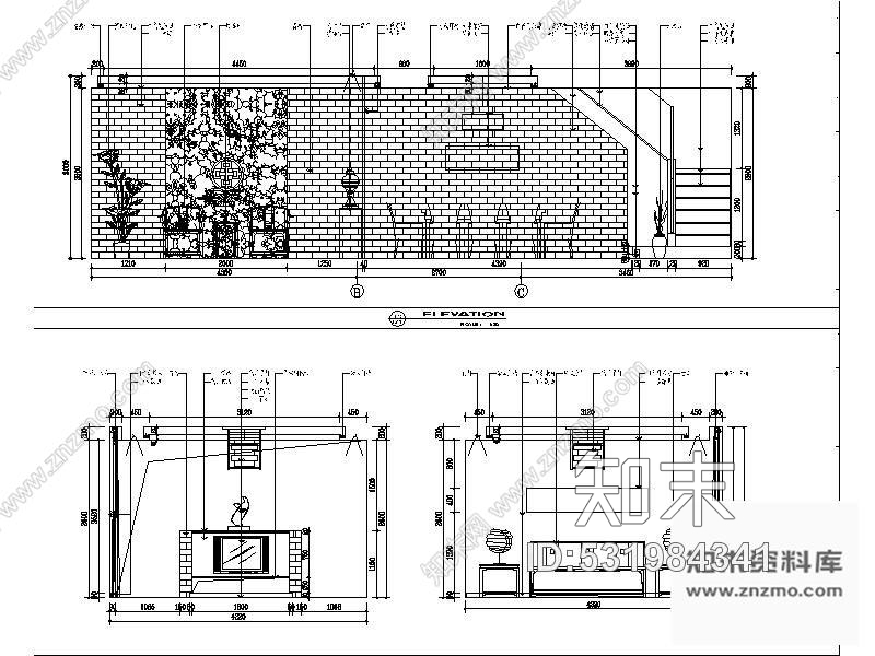 施工图某地区三层别墅施工图cad施工图下载【ID:531984341】