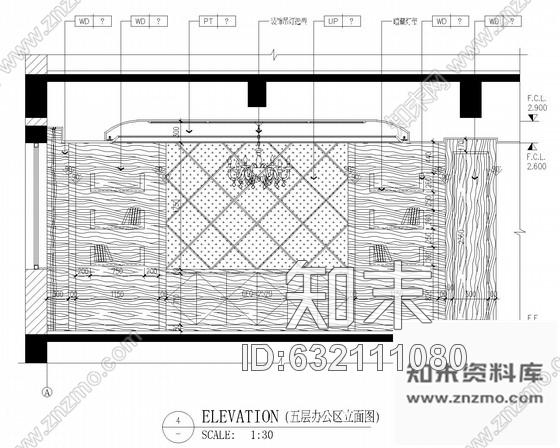施工图山西现代简约风格办公会所CAD施工图含效果图cad施工图下载【ID:632111080】