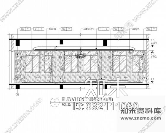 施工图山西现代简约风格办公会所CAD施工图含效果图cad施工图下载【ID:632111080】