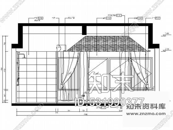 施工图海南现代泰式风格三层别墅施工图cad施工图下载【ID:531990377】