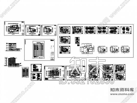 施工图某办公楼装饰施工图cad施工图下载【ID:532102830】