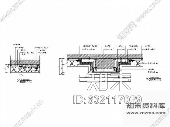 施工图某休闲洗浴休息大厅及走廊施工图cad施工图下载【ID:632117029】