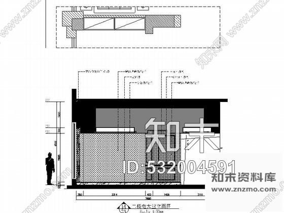 施工图东莞简欧二层连锁餐厅室内装修图含效果cad施工图下载【ID:532004591】