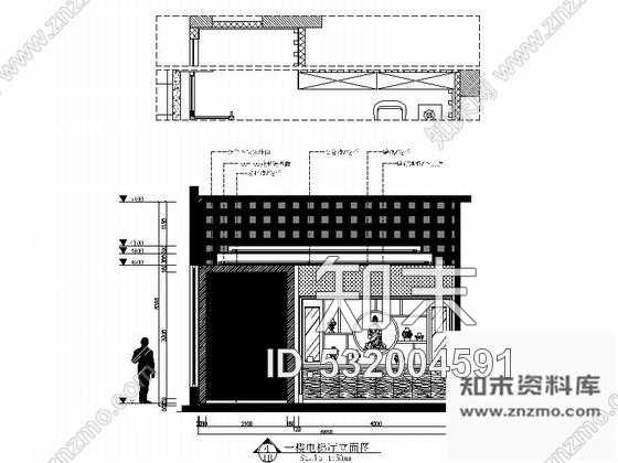 施工图东莞简欧二层连锁餐厅室内装修图含效果cad施工图下载【ID:532004591】