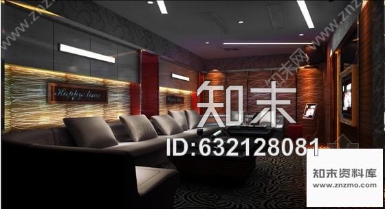 施工图江苏KTV局部装饰装修图含效果cad施工图下载【ID:632128081】