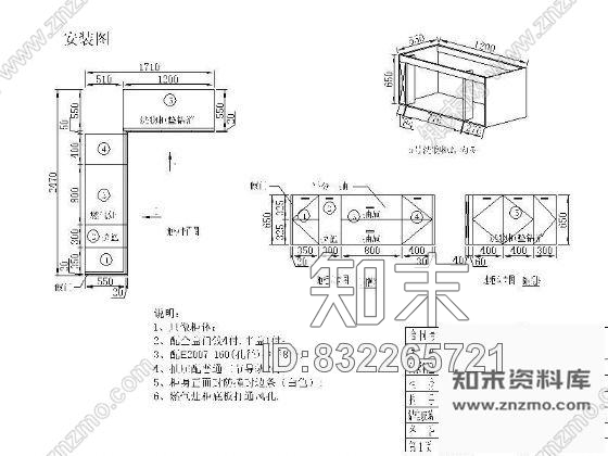 图块/节点整体橱柜设计图含效果施工图下载【ID:832265721】