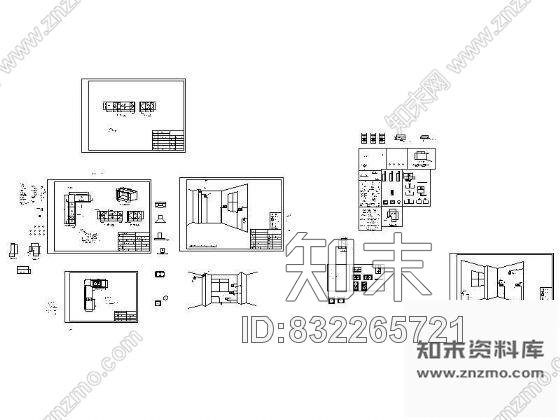 图块/节点整体橱柜设计图含效果施工图下载【ID:832265721】