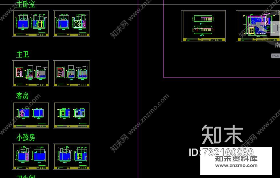 高文安--海南鲁能三亚湾形象展示样板间A型-西班牙风格cad施工图下载【ID:732160939】