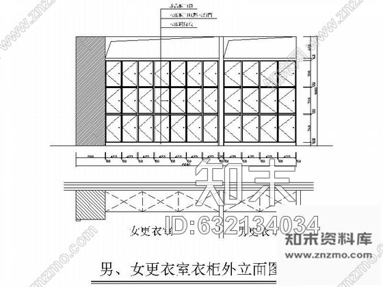 施工图福建某保龄球馆室内装修施工图cad施工图下载【ID:632134034】