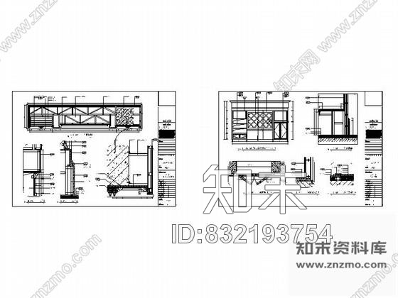 图块/节点银行家具详图cad施工图下载【ID:832193754】