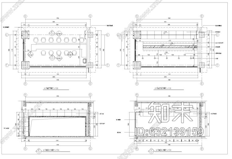 某甲级医院4F室内装修设计施工图78张cad施工图下载【ID:632139159】