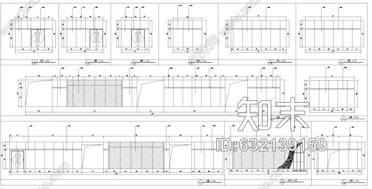 某甲级医院4F室内装修设计施工图78张cad施工图下载【ID:632139159】