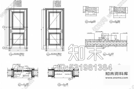 施工图南通沿海城市化示范区豪华欧式三层联排别墅装修图含实景图cad施工图下载【ID:531981384】