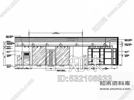 施工图成都英国某奢侈品牌店铺设计施工图cad施工图下载【ID:532108933】