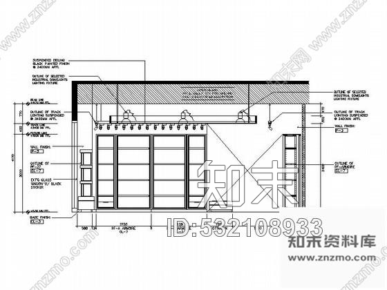 施工图成都英国某奢侈品牌店铺设计施工图cad施工图下载【ID:532108933】