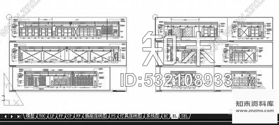 施工图成都英国某奢侈品牌店铺设计施工图cad施工图下载【ID:532108933】