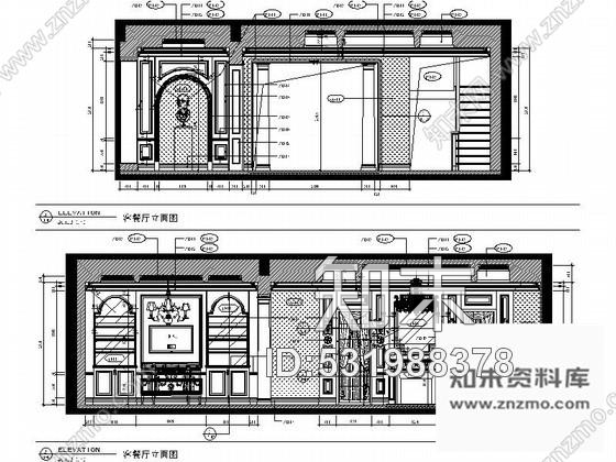 施工图嘉兴法式三层别墅样板间室内装修图含实景cad施工图下载【ID:531988378】