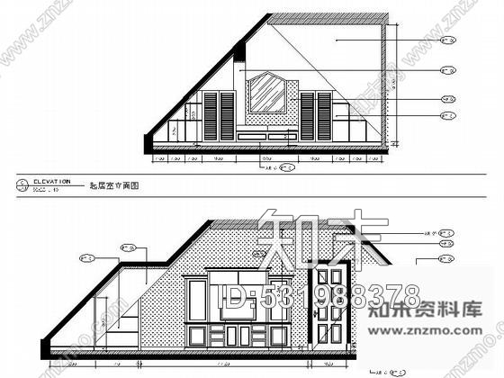 施工图嘉兴法式三层别墅样板间室内装修图含实景cad施工图下载【ID:531988378】