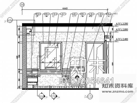 施工图民族饭店S1型客房装修图cad施工图下载【ID:532054641】