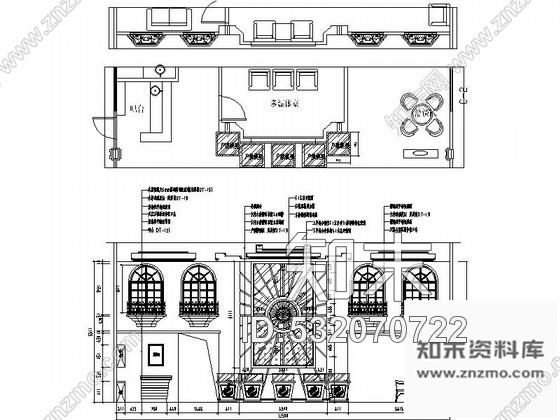 施工图北京中高档居住社区现代售楼中心施工图cad施工图下载【ID:532070722】