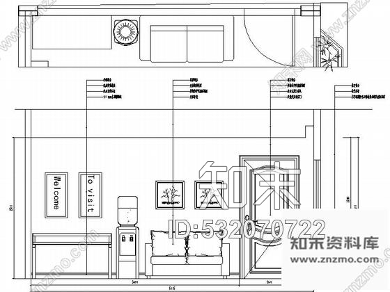 施工图北京中高档居住社区现代售楼中心施工图cad施工图下载【ID:532070722】