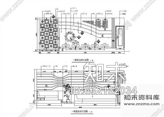 施工图时尚夜总会装修图cad施工图下载【ID:632132034】