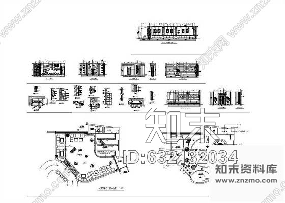 施工图时尚夜总会装修图cad施工图下载【ID:632132034】