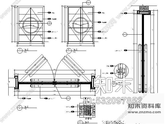 施工图北京五星酒店会议室施工图cad施工图下载【ID:532097852】