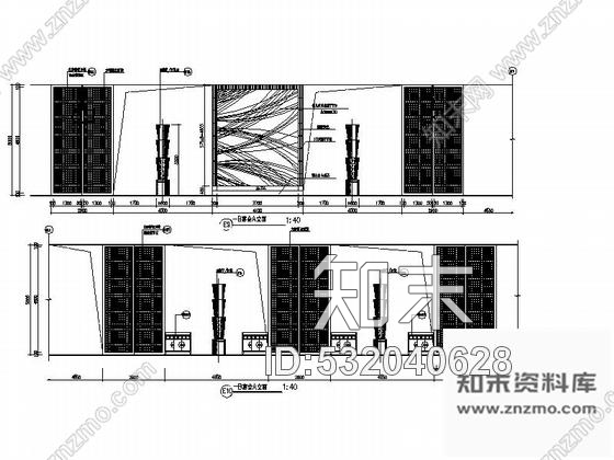 施工图厦门某现代风格豪华酒店装修施工图含效果cad施工图下载【ID:532040628】