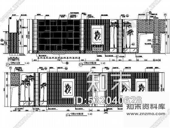 施工图厦门某现代风格豪华酒店装修施工图含效果cad施工图下载【ID:532040628】