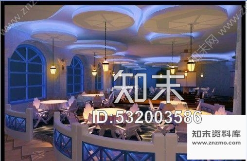 施工图海鲜主题餐厅方案设计含效果cad施工图下载【ID:532003586】