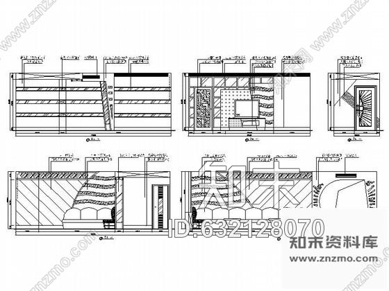 施工图夜总会九号包厢室内装修图cad施工图下载【ID:632128070】