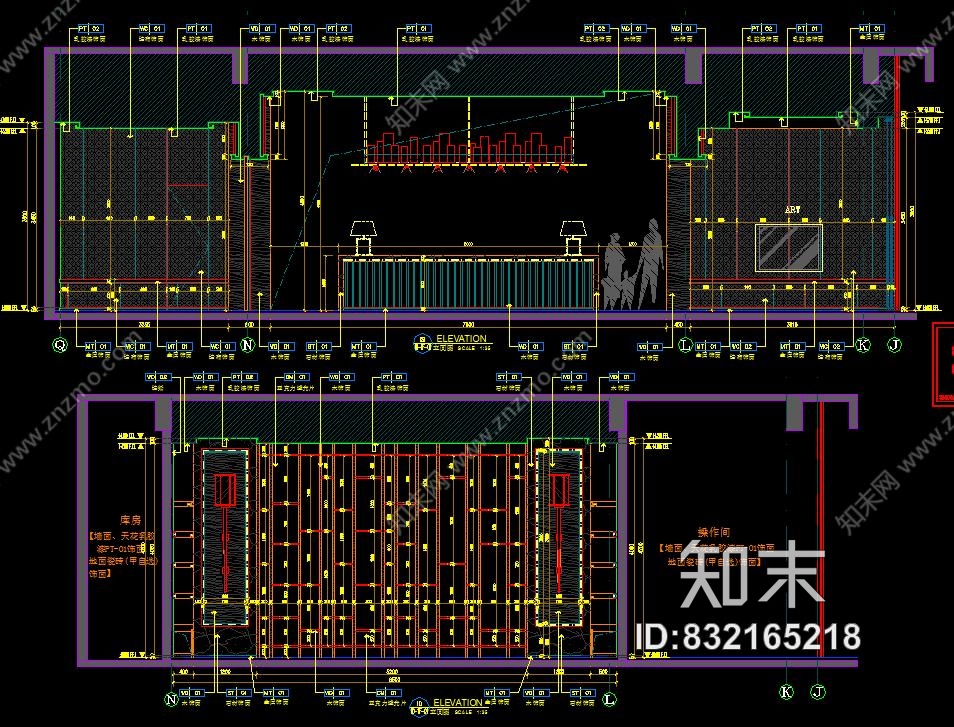 重庆康田·雍俊售楼处深化方案+效果图+施工图+机电+物料cad施工图下载【ID:832165218】