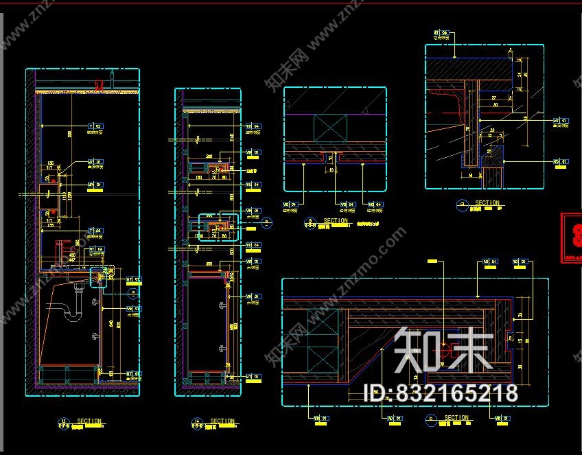 重庆康田·雍俊售楼处深化方案+效果图+施工图+机电+物料cad施工图下载【ID:832165218】