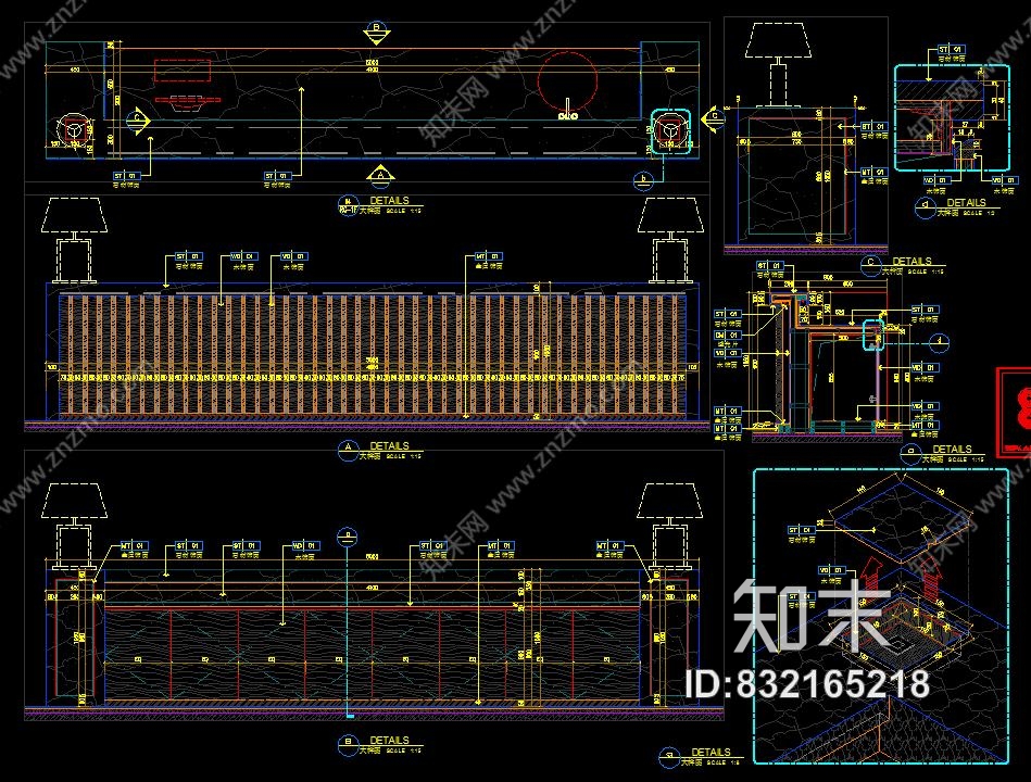 重庆康田·雍俊售楼处深化方案+效果图+施工图+机电+物料cad施工图下载【ID:832165218】