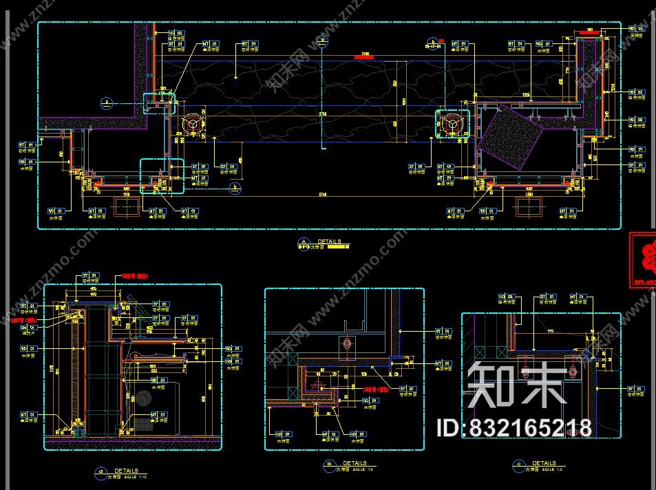 重庆康田·雍俊售楼处深化方案+效果图+施工图+机电+物料cad施工图下载【ID:832165218】