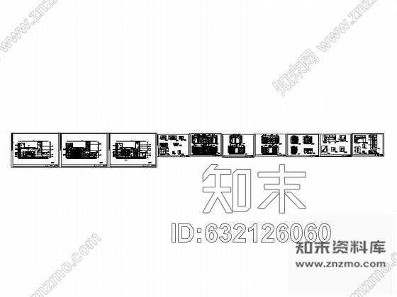 施工图北京豪华KTV包厢装修设计施工图cad施工图下载【ID:632126060】