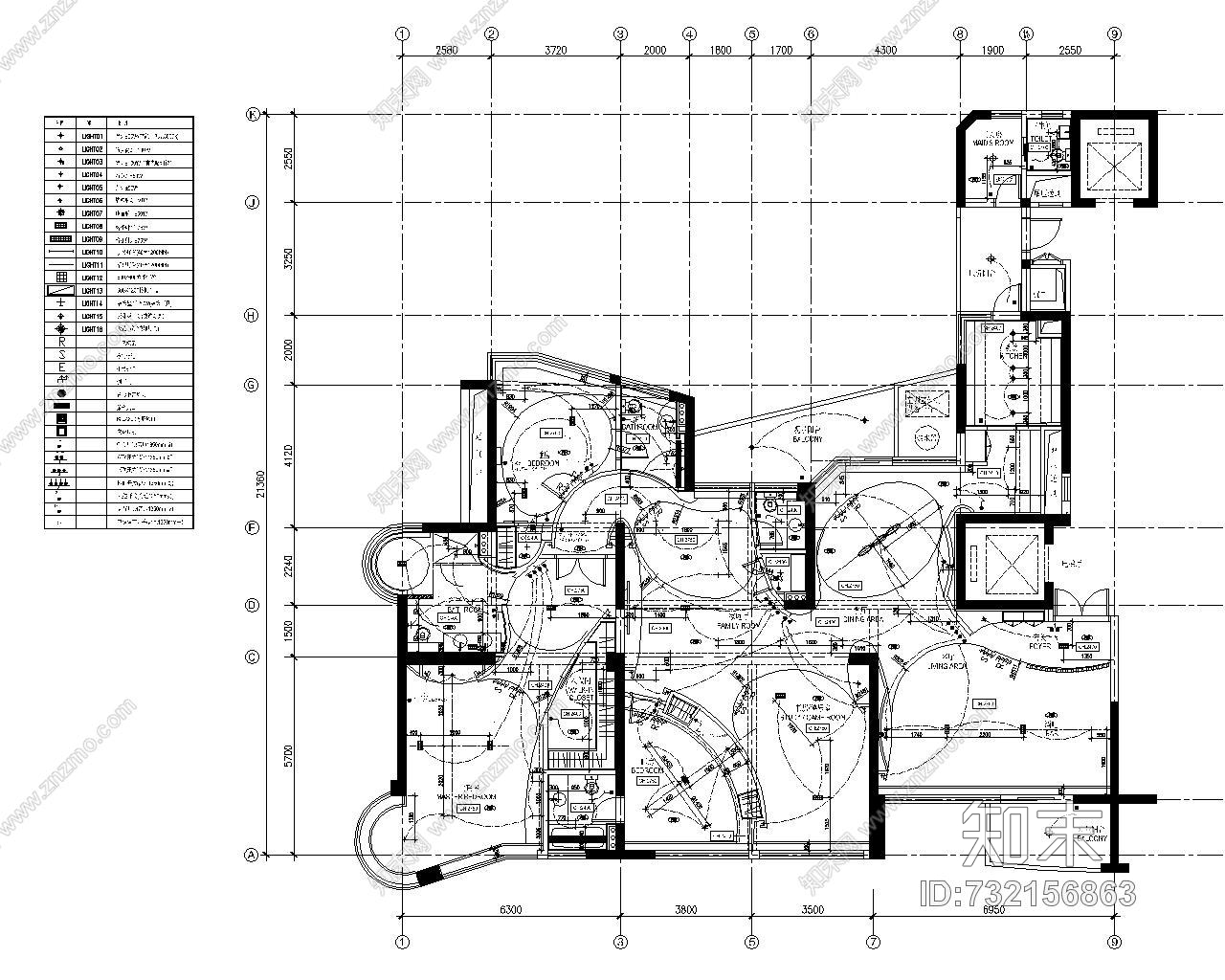 梁景华--杭州南都东方润园样板房施工图及实景cad施工图下载【ID:732156863】