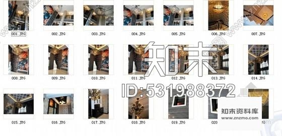 施工图上海现代双层别墅室内装修图含实景cad施工图下载【ID:531988372】