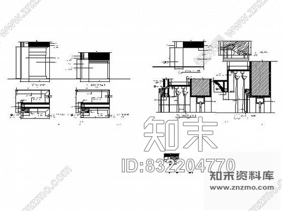 图块/节点窗帘盒大样cad施工图下载【ID:832204770】