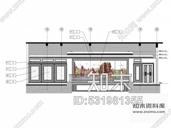 施工图宁波山清水秀花园小区豪华三层别墅全套装修施工图cad施工图下载【ID:531981355】