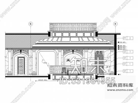 施工图宁波山清水秀花园小区豪华三层别墅全套装修施工图cad施工图下载【ID:531981355】