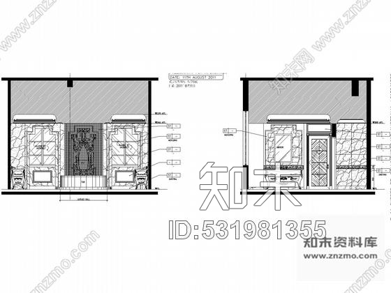 施工图宁波山清水秀花园小区豪华三层别墅全套装修施工图cad施工图下载【ID:531981355】