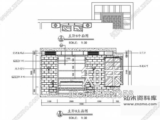 施工图深圳双层别墅田园风格室内装修图含效果图cad施工图下载【ID:531982358】