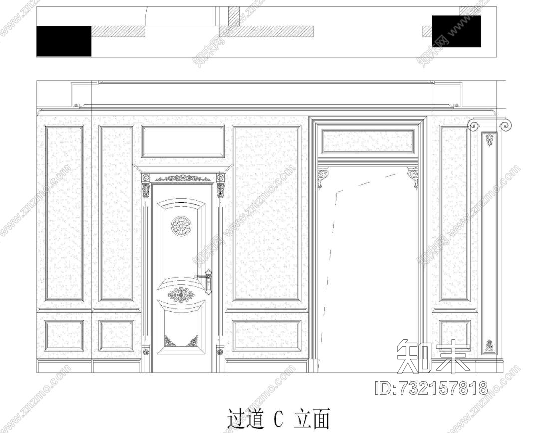 别墅施工图一施工图下载【ID:732157818】