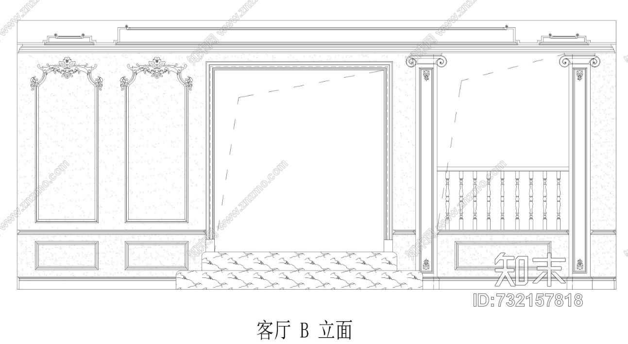 别墅施工图一施工图下载【ID:732157818】