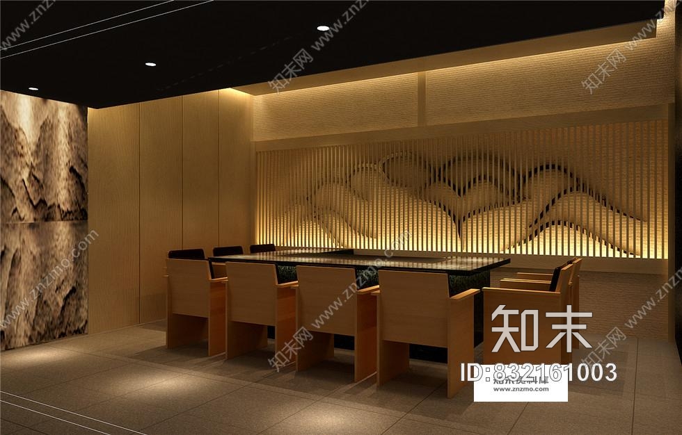 日式料理日式风格餐厅全套CAD施工图含效图施工图下载【ID:832161003】