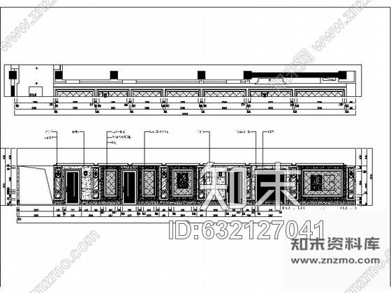 施工图重庆某奢华KTV走廊G装修图cad施工图下载【ID:632127041】